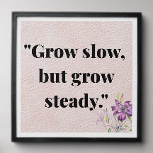 Gentle Growth Motivational poster