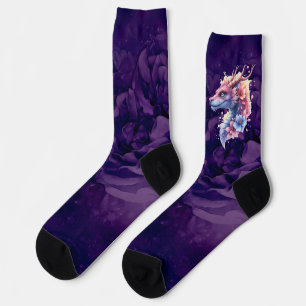 Gentle Guardian Dragon. Socks