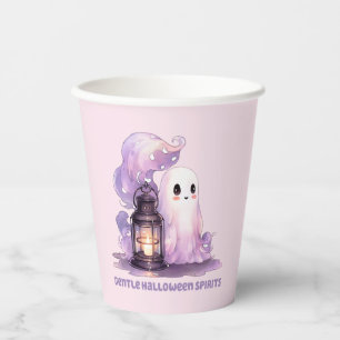 Gentle Halloween Spirits Paper Cups