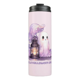 Gentle Halloween Spirits - Pastel Ghost Thermal Tumbler