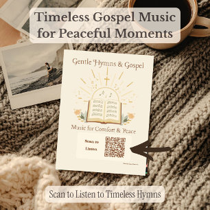 Gentle Hymns & Gospel Music Comforting Christian Plaque