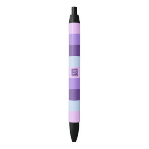 Gentle Lavender Dreams Colour Palette Monogram Blue Ink Pen
