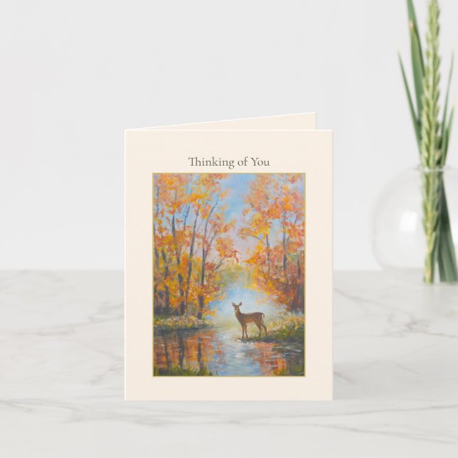 Gentle Light Thank You Card (Front)