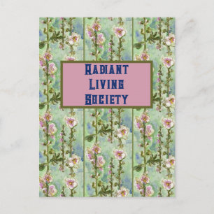 Gentle Mallow Radiant Living Postcard