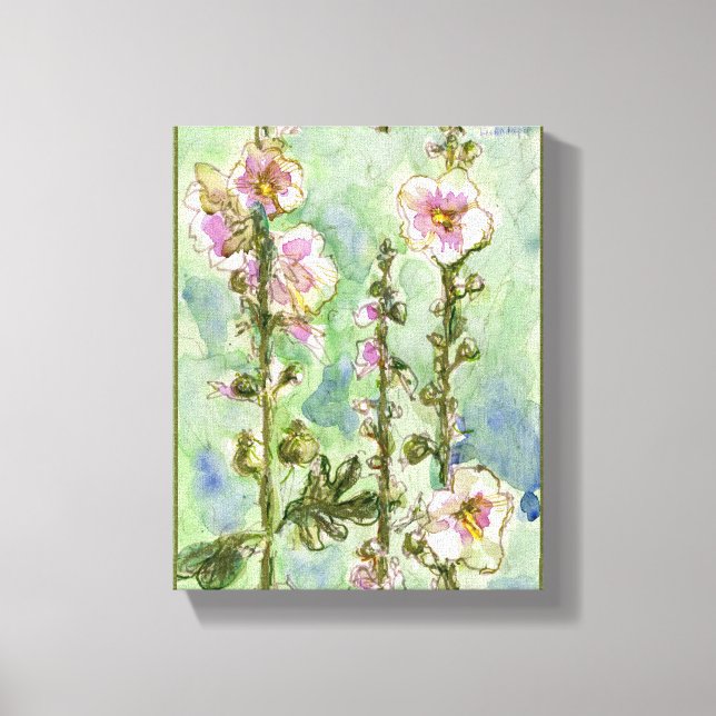 Gentle Mallow small Canvas Print (Front)