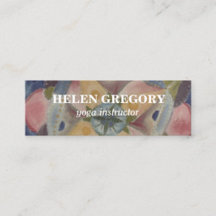 Gentle Mandala Yoga Instructor MiniStandard Matte Mini Business Card