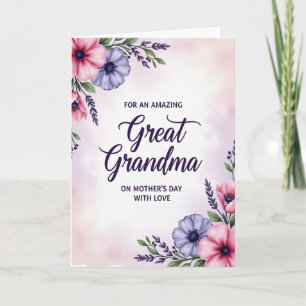 Gentle Moms Day Floral Card