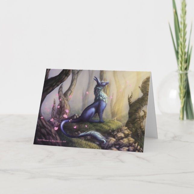 "Gentle Morning" by Kaiya Wells - blank card (Front)