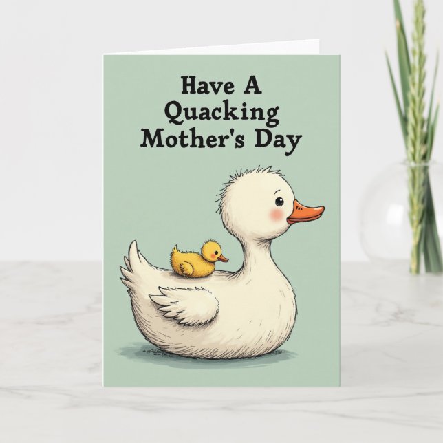 Gentle Mothers Day Avian Card (Front)