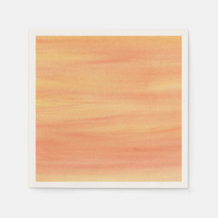 Gentle Orange Yellow Blends Blended Paper Napkins