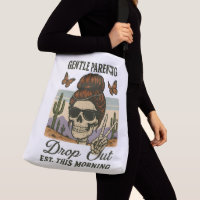 Gentle Parenting Drop Out Retro Desert Skull