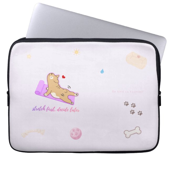 Gentle Paws Dog Laptop Sleeve (Front)