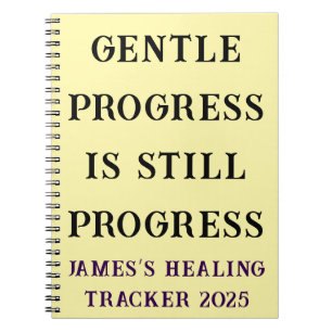 Gentle Progress Custom therapy Healing Notebook