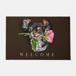 Gentle Puppy Doormat Welcome