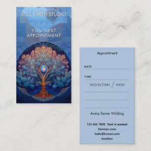 Gentle Radiance Tree of Life Appointment Card