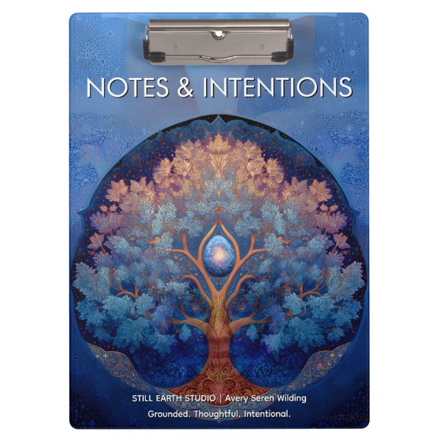 Gentle Radiance | Tree of Life B&B Clipboard (Front)