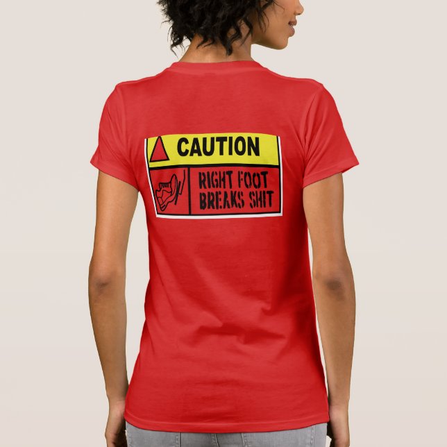 Gentle reminder t-shirt when offroading (Back)