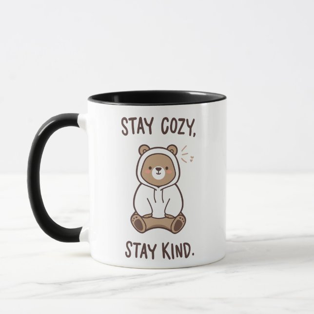 Gentle Reminder to Be Cosy and Kind Mug (Left)