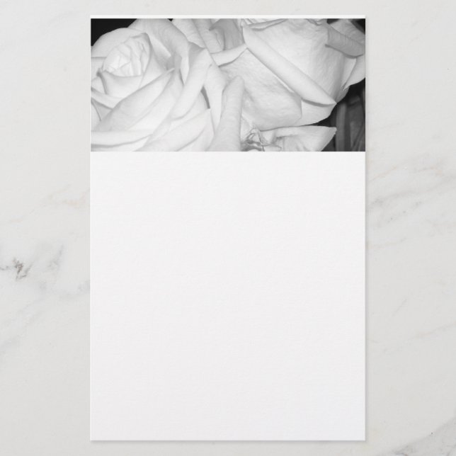 Gentle Roses Stationery (Front)