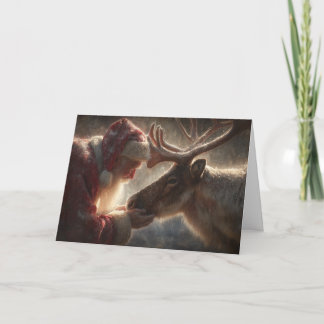 Gentle Santa Holiday Card