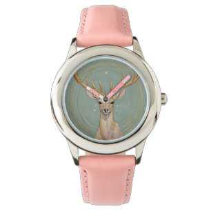 Gentle Spirit: A Pastel Deer Watch