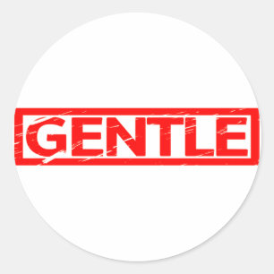 Gentle Stamp Classic Round Sticker