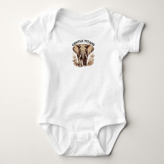Gentle Titans Baby Bodysuit (Front)