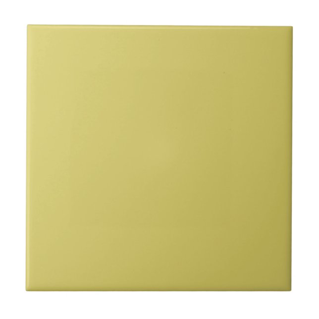 Gentle Warm Yellow Decorative Ceramic Tiles (Front)