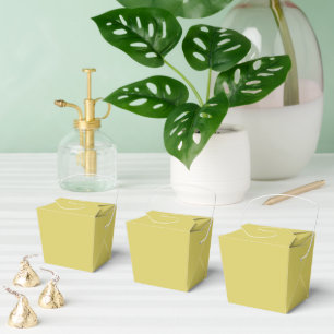 Gentle Warm Yellow Favor Boxes