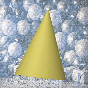 Gentle Warm Yellow Paper Party Hat