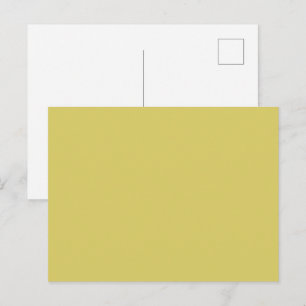 Gentle Warm Yellow Postcard