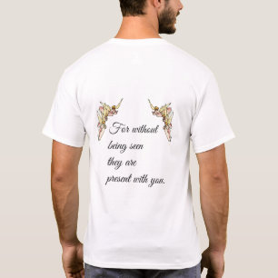 Gentle Watercolor Angels Emerge from Clouds T-Shirt