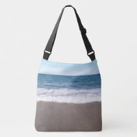 Gentle Waves Washing Over Sandy Shore