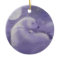 Gentle Winter Polar Bear and Cub Ornament