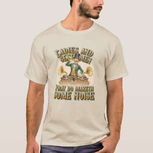 Gentleman DJ ‘Make Some Noise’ Steampunk Party T-Shirt