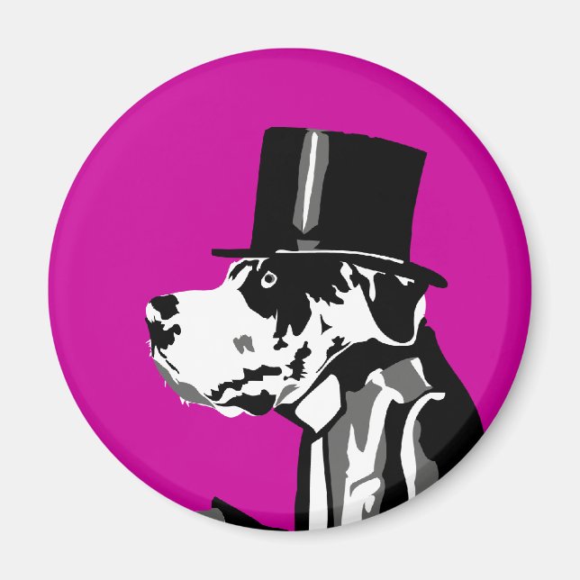 Gentleman Dog Magnet (Front)