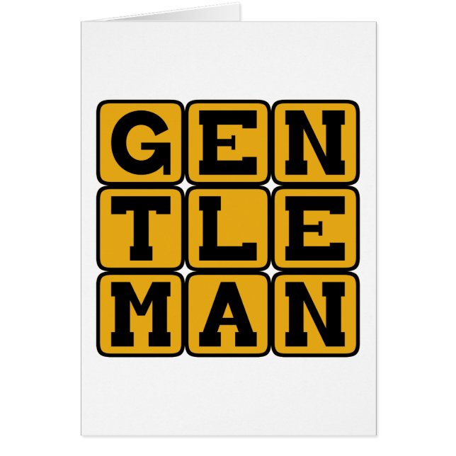 Gentleman, Mature Adult (Front)