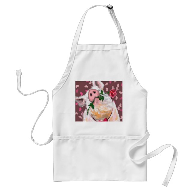 Gentleman Pig - Romantic Standard Apron (Front)