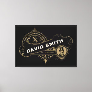 Gentleman’s Victorian Barbershop  Canvas Print
