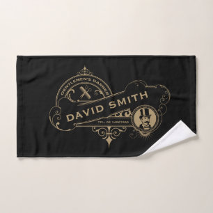 Gentleman’s Victorian Barbershop Hand Towel