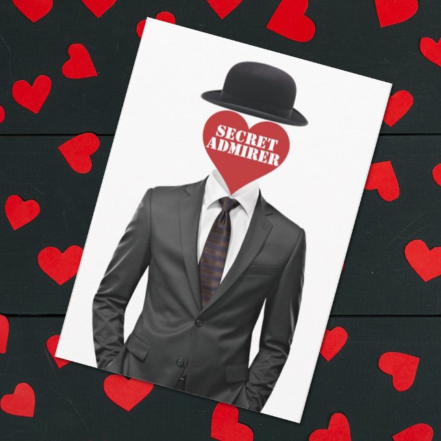 Gentleman Secret Admirer Holiday Card (Creator Uploaded)