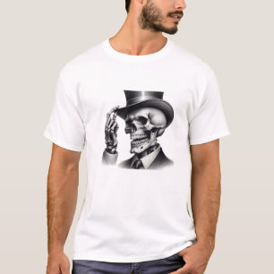 "Gentleman Skeleton Tee" 💀🎩 T-Shirt