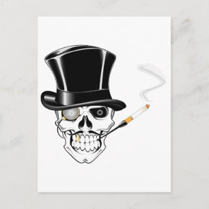 Gentleman Skull Postcard