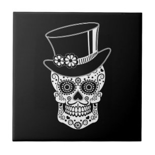 Gentleman Sugar Skull-01 Tile