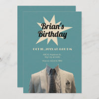 Gentleman suit art birthday 