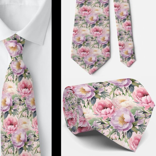 Gentleman's Tie | Wedding and Event Floral Necktie (Creator Uploaded)