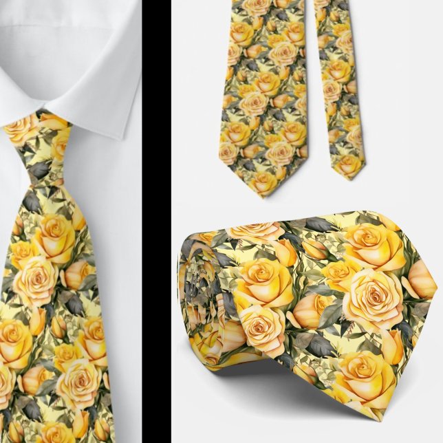 Gentleman's Tie | Wedding and Event Floral Necktie (Creator Uploaded)