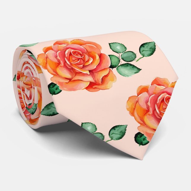 Gentleman's Tie | Wedding & Event Floral Necktie (Rolled)