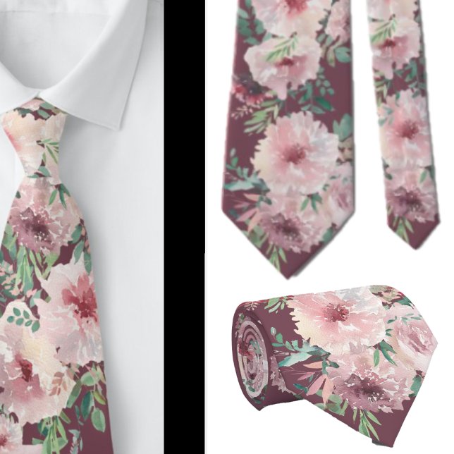 Gentleman's Tie | Wedding & Event Floral Necktie (Creator Uploaded)