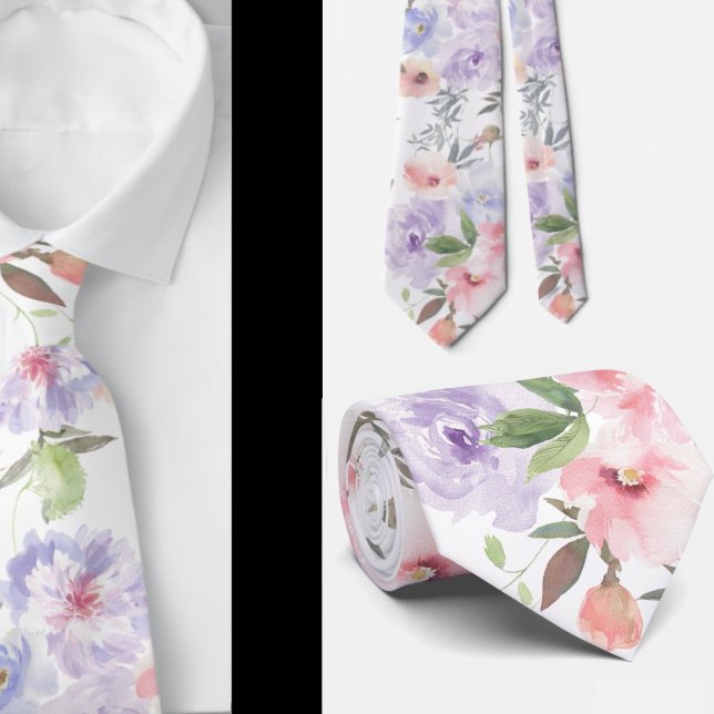 Gentleman's Tie | Wedding & Event Floral Necktie (Creator Uploaded)